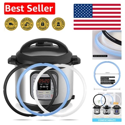 3 Stück Silikon Dichtring für Instant Pot 6 Quart, Insta Pot Dichtungen Ersatz... - Bild 1 von 4