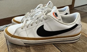 Men's Nike Court Legacy White Desert Ochre Shoes Sz 9.5 M Low DH3162-100 - Picture 1 of 7