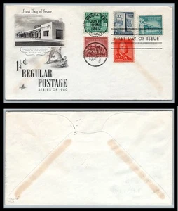 US FDC # 1031A 1 1/4c Palace of Governors COMBO ArtCraft 1960, 9p9081 - Picture 1 of 1