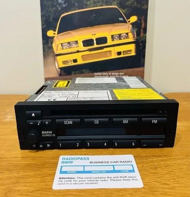 BMW CD43 CD PLAYER RADIO STEREO E30 E31 E32 E34 E36 318 325 540 840 M3 Z3 CODE  - Image 1 of 4