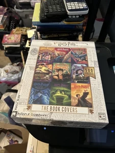 Rompecabezas de 500 piezas cubiertas de libros de Harry Potter NYPC nuevo sellado - Imagen 1 de 3