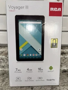 RCA RCT6873W42 Voyager 7" 16GB Tablet Android OS (Black)- New - Picture 1 of 1