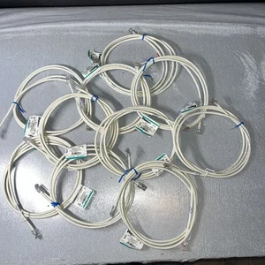 Panduit NK5EPC7Y NetKey Cat 5E 24AWG UTP RJ45~RJ45 Patch Cord 7' White 10pk - Picture 1 of 3