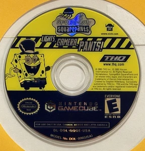 SpongeBob Schwammkopf: Lichter, Kamera, Hose (Nintendo GameCube, 2005) nur Disc - Bild 1 von 1