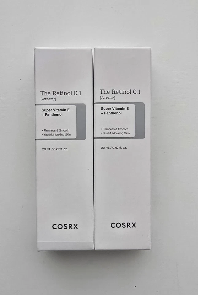 COSRX - The Retinol 0.1 % Cream 20ml / 0.67 fl oz Anti Aging Cream  - 2 Pack - Image 1 of 4