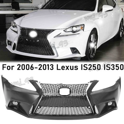 For 2006-2012 Lexus IS250 IS350 Conversion to 14+ F-Sport Front Bumper Black Foto 1 de 4