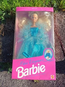 BLUE ELEGANCE BARBIE DOLL 1992 HILL SPECIAL LIMITED EDITION MATTEL 1879 NRFB - Picture 1 of 6