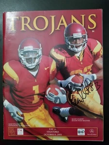 2003 GAMEDAY PROGRAM USC TROJANS VS STANFORD KEARY COLBERT AUTO , MIKE WILLIAMS - Picture 1 of 7