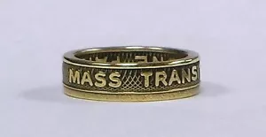 "ANILLO DE MONEDAS ""SELLADO"" MARYLAND SUBWAY FICHA BALTIMORE TALLA 4-11 ¿Cuál es tu talla? - Imagen 1 de 4