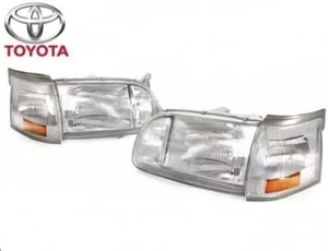NEW Toyota Hiace Super Custom KZH100G 1993/98 Left & Right Headlight Light Set - Foto 1 di 8