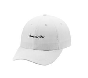 Mizuno Pro Script Men's Golf Cap Hat White Black NEW Adjustable