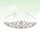  Fashion Love Heart Tiara Crowns Wedding Brides Rhinestone Crowns Jewelry
