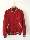 Hatchers Red Wool Varsity Jacket 1930S/40S Dickinson College ?Charlie? Med/Large
