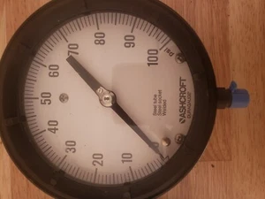 Nuevo - ASHCROFT DURAGAUGE Q-586, Acero, 0-100 PSI - Envío Gratis - Imagen 1 de 4