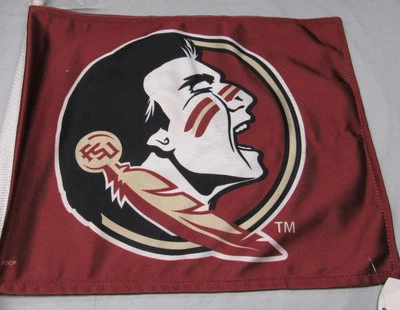 NCAA Florida State Seminoles Logo on Red Window Car Flag by Fremont Die - Image 1 of 2