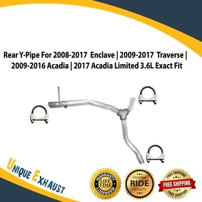 Tubo en Y trasero para 08-17 Enclave|09-17 Traverse|09-16Acadia| 17 Acadia Limited 3,6 L Foto 1 de 4