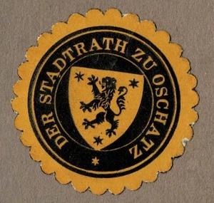 Sello Sajonia: EL AYUNTAMIENTO DE OSCHATZ - Imagen 1 de 1