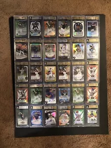 MLB BGS 9.5 Card Lot (35) Autograph Kyle Lewis Gary Sanchez 10 Auto Gem Mint - Picture 1 of 5