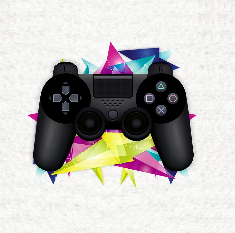 MOONLAKE FABRICS LTD Teenager - Computer Gaming Stoff Basteln Platten in 100% Baumwolle oder Polyester