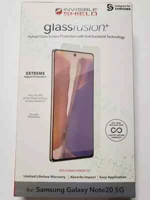 ZAGG Glass Fusion+ Screen Protector for Samsung Note 20 5G - Clear - NEW - Image 1 of 2