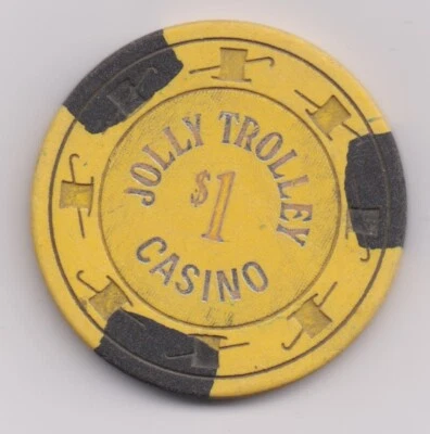 $1  Jolly Trolley Chip Las Vegas NV - Image 1 of 2