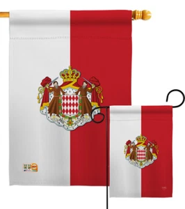 Monaco Garden Flag Regional Nationality Small Decorative Gift Yard House Banner - Picture 1 of 13