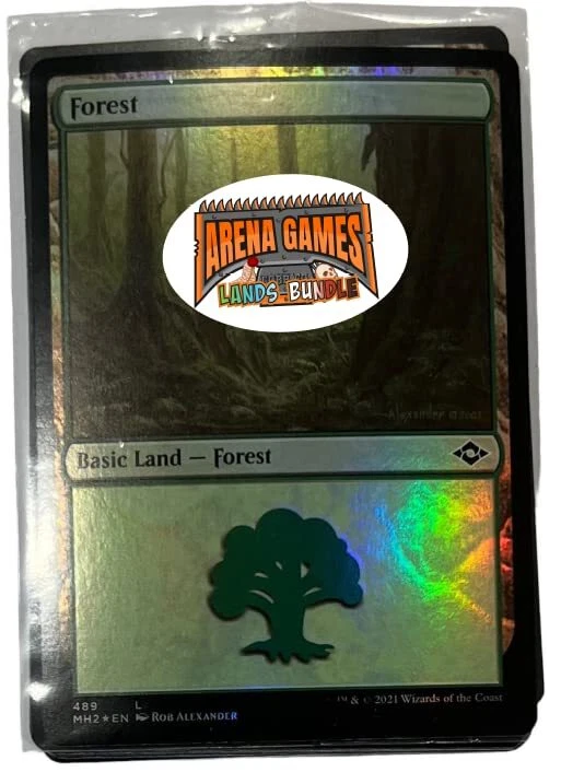 Arena Games Magic The Gathering Bulk Lands - 25 Count Bundles (Green - Forest) - Image 1 of 1