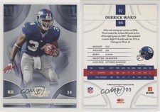 2008 Donruss Threads Silver Century Proof /100 Derrick Ward #82