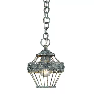 Golden Lighting TER-7856-M1L V, 1 Light Ferris 8 inch Mini Pendant Ceiling Light - Picture 1 of 3