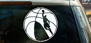 Basketball Jam - Decal Sticker for a Car, Window, Wall, or Laptop #37 - Picture 1 of 1