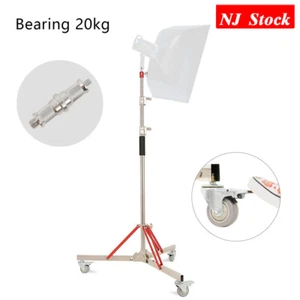 US 320cm Mobiles Shooting Fotografie Schwerlast Lichtstativ Stativ mit Rollen - Bild 1 von 10