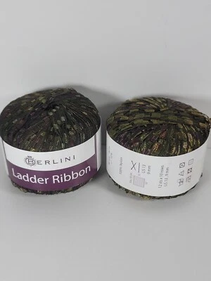 LOT 2 NEW  Berlini  Ladder ribbon Yarn color 105 seamstress, tailor Foto 1 de 4