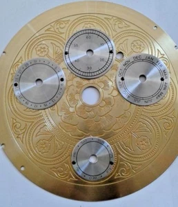 Hermle Grandfather clock dial date center - Picture 1 of 1