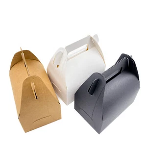 50x Large gable cardboard box Wedding favor box 11x8x15cm Party favor container - Picture 1 of 9