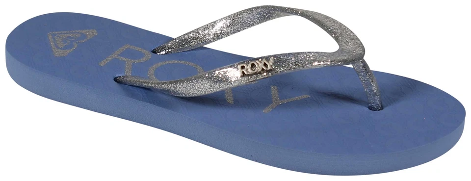Sandalia Roxy Viva Sparkle para niña - Azul Baja - Nueva Foto 1 de 1