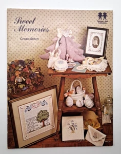 Vintage 1981 SWEET MEMORIES Cross Stitch Booklet - Vanessa-Ann Collection - Picture 1 of 5