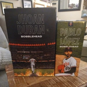 Minnesota Twins 2024 SGA JHOAN DURAN Bobblehead May 25 + Pablo Lopez Bobblehead - Picture 1 of 8