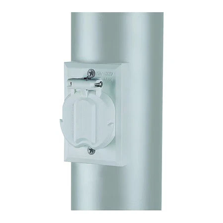 Toma de corriente eléctrica Acclaim Lighting, 120 V, blanco 338 WH Acclaim Lighting 338 WH Foto 1 de 1