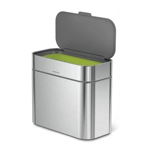 Simplehuman Brushed Stainless Steel 4L Compost Caddy *PLEASE READ DESCRIPTION* - Picture 1 of 10