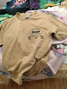 New York Department Of Environmental Protection Picnic 2001 Beige T-shirt Size S - Picture 1 of 1