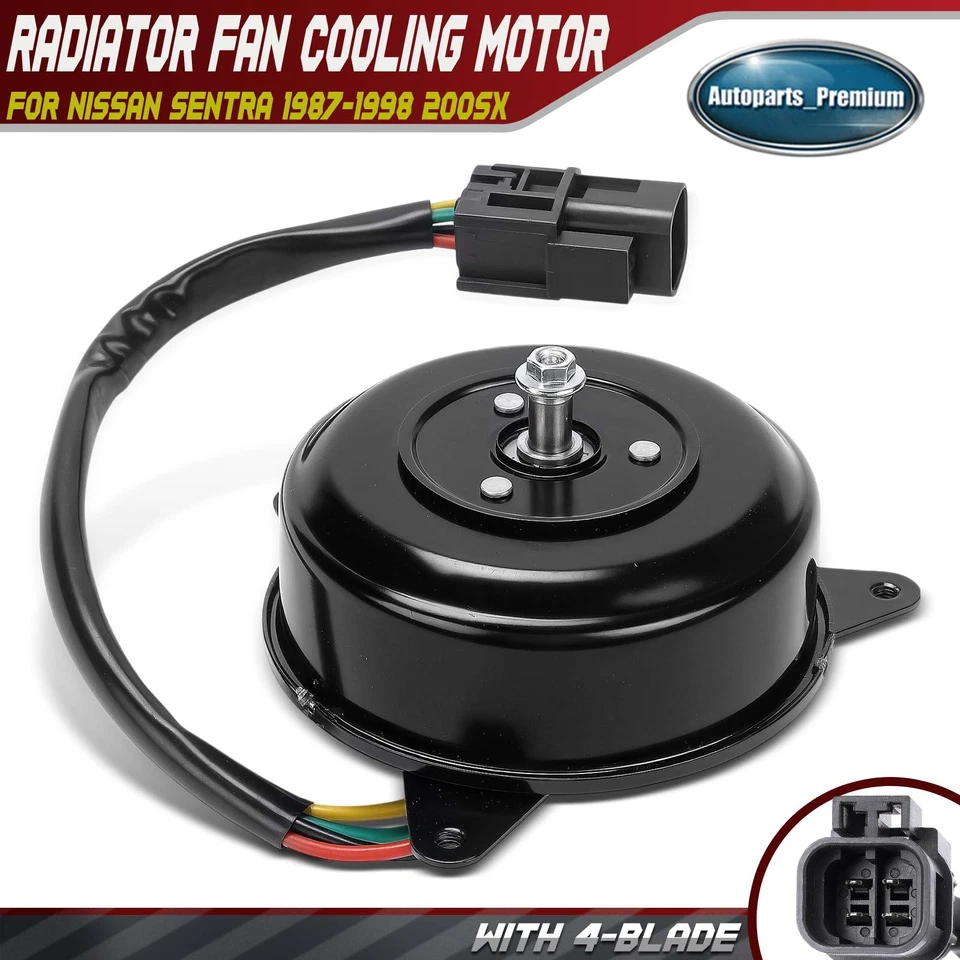 Motor ventilador condensador aire acondicionado conductor para Nissan Sentra 1987-1998 200SX INFINITI G20 Foto 1 de 4