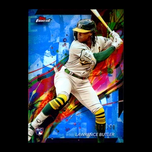 Topps Finest Lawrence Butler Blue Refractor #86 Common Athletics RC/200 2024 - Imagen 1 de 1