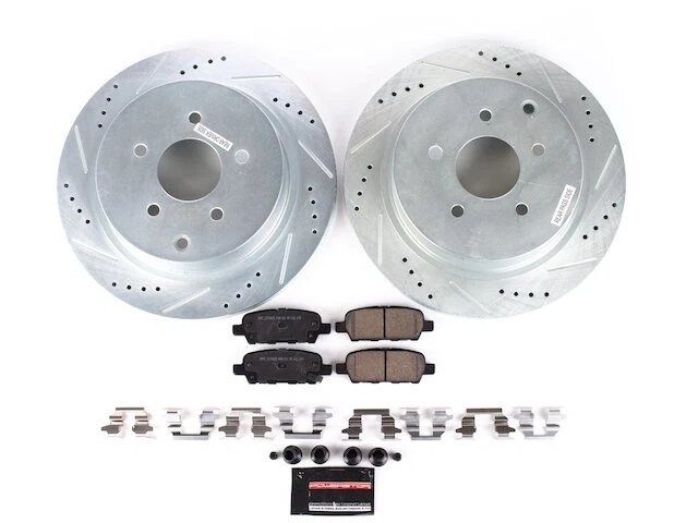 Rear Brake Pad and Rotor Kit For 2011-2013 Infiniti M56 2012 NT883JS - Image 1 of 1