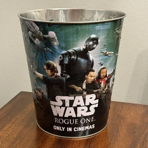 Disney Star Wars "Rogue One" Werbe Kino Film Metalldose Popcorn Eimer - Bild 1 von 6