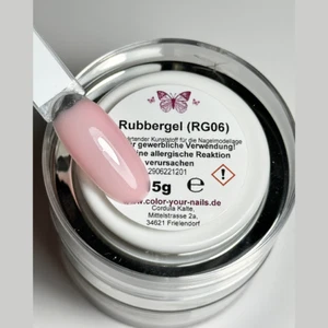 Rubber Base Rosa, (RG06)  Naturnagelverstärkung, Elastisch, 5g - Bild 1 von 2
