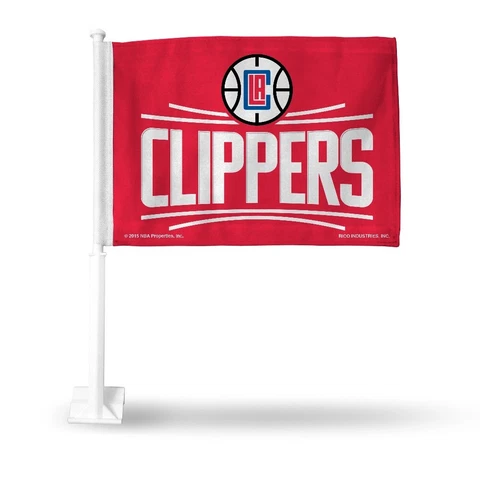 Los Angeles Clippers NBA Licensed 11X14 Window Mount 2-Sided Car Flag Cover