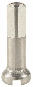 DT Swiss Standard Spoke Nipples - Brass, 2.0 x 16mm, Silver, Box of 100 - Picture 1 of 1