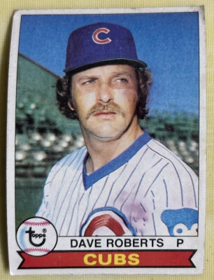 Tarjeta de béisbol 1979 Topps Dave Roberts #473 Cubs Pitcher bajo grado O/C Foto 1 de 2