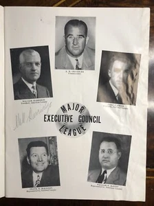 William Will Harridge Signed 1949 World Series Program, Pencil Autograph  - Picture 1 of 7