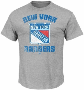 Camiseta manga corta New York Rangers para hombre Steel Heather Game Mala conducta - Imagen 1 de 5